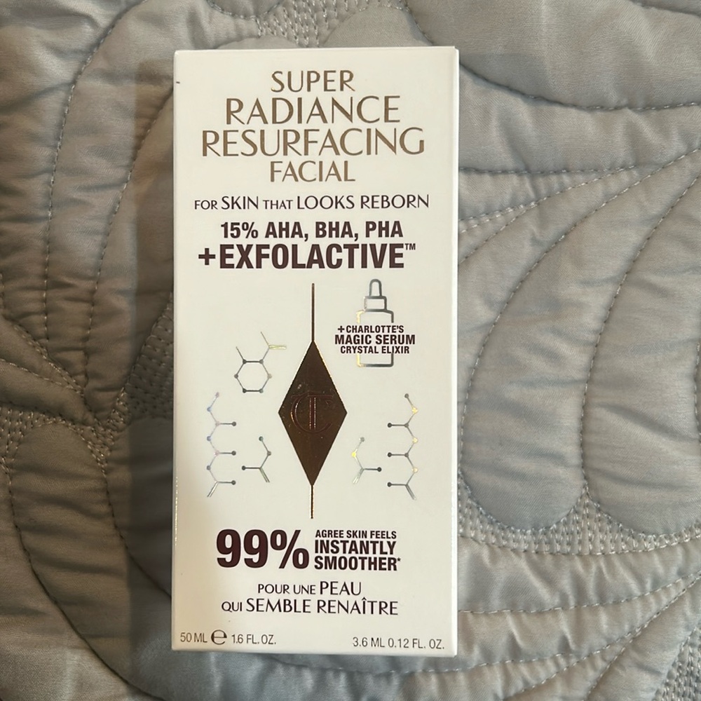 Charlotte tilbury super radiance resurfacing facial